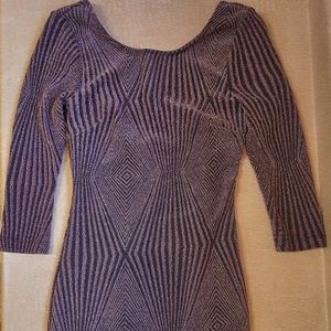 Metallic Mini Dress